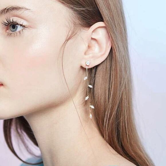 Anthropologie Jewelry - leaf earrings #481 